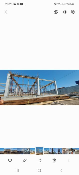 Бетонные работы монолит.