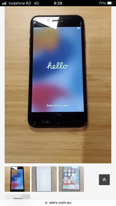 Iphone 7 black 32 gb