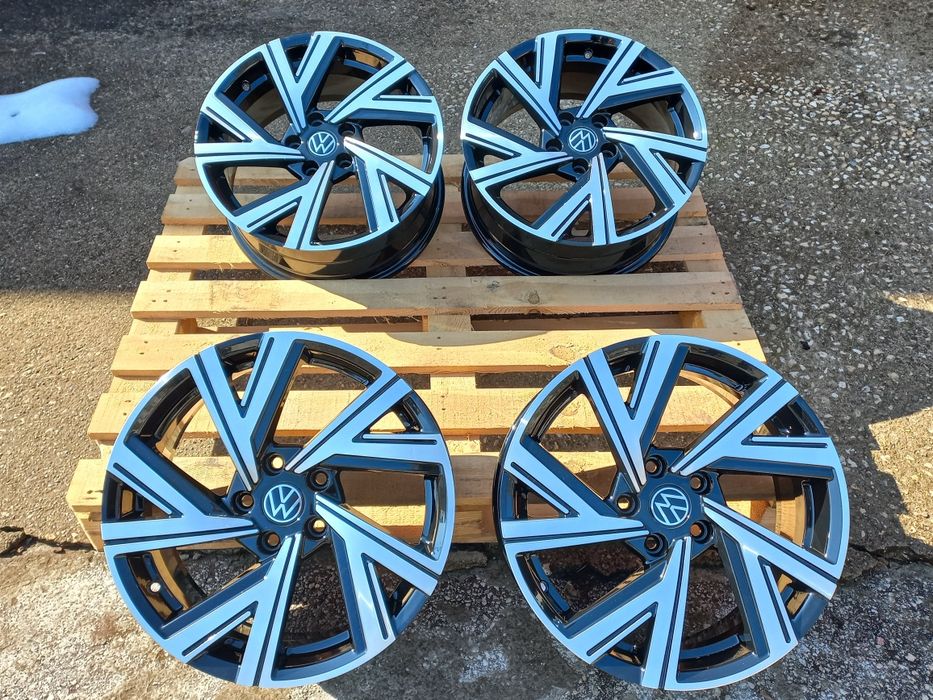 17"Vw 5х112 Golf Gti Gtd Passat Touran Caddy 7.5ж ет40 Чисто Нови