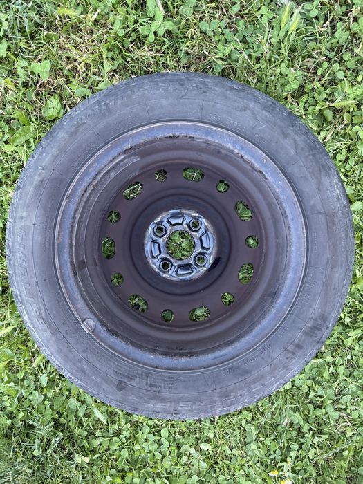 4 бр. стоманени джанти 14” 6J 4x100 с гуми 165/70 R14