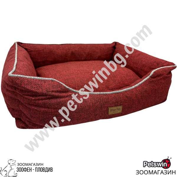 Легло за Куче/Коте - 60см/45см/20см- Burgundy- Mia Premium- Urban Pets