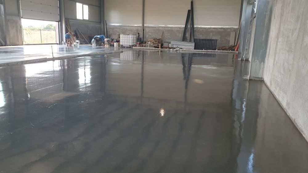 Elicopterizare cu Cuart, Pardoseli Industriale Betonate, Finisare