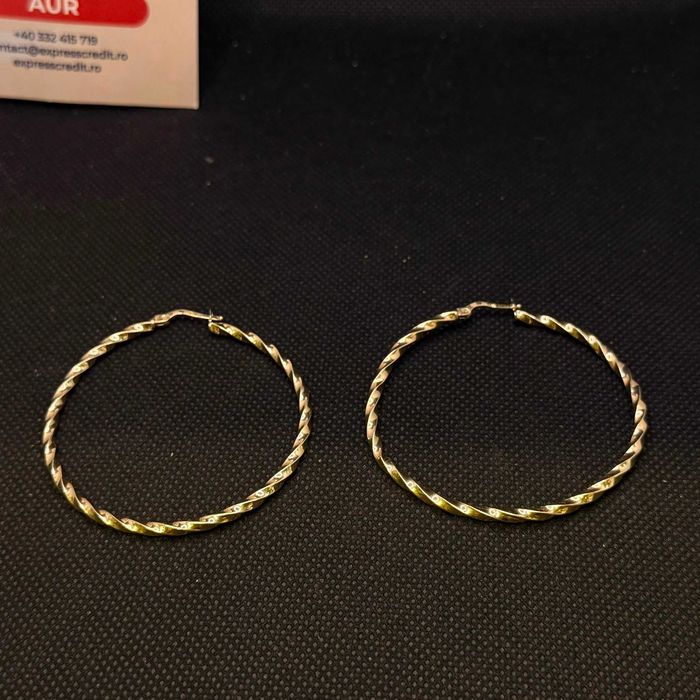 Cercei aur 14K 3.92g (AG15 Gara 1 B34092.9) Garantie 2 ani!