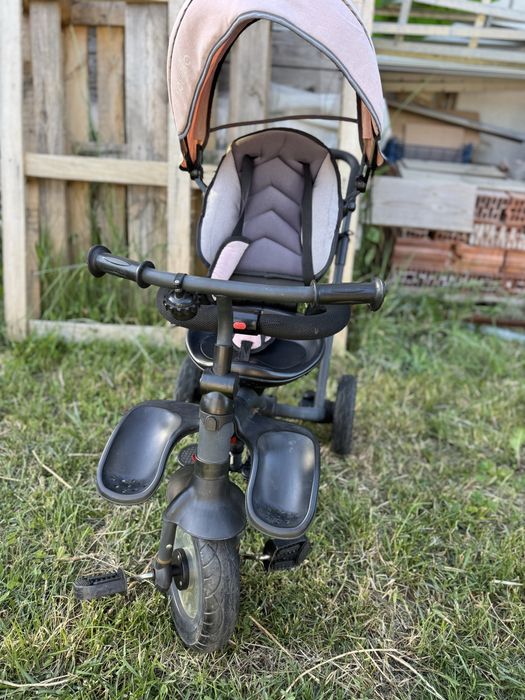 Tricicletă pentru copii cu mâner parental și copertină