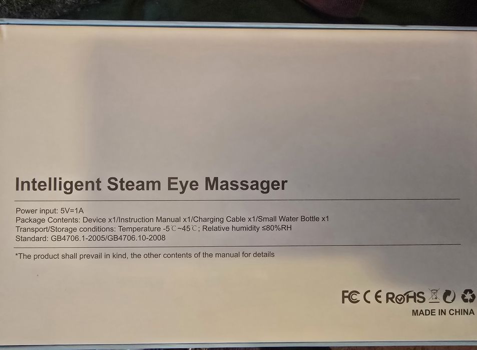 Aparat de masaj pentru ochi cu vibratii, ideal pentru relaxarea ochilo