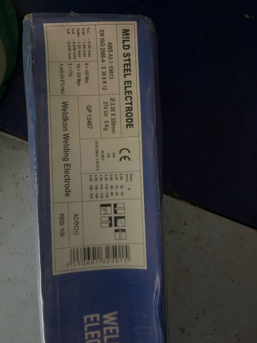 Electrozi noi sigilati