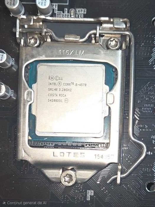 Procesor Intel Core i5-4570 si gigabyte GA-H81M-S2PV