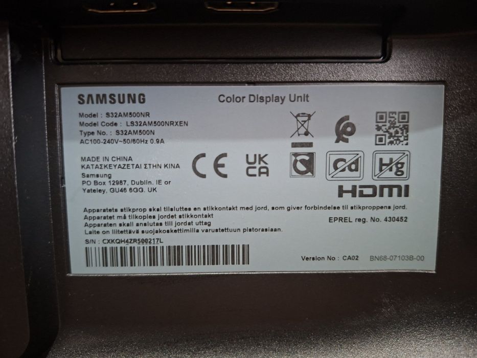 Samsung (Самсунг) S32AM500NR