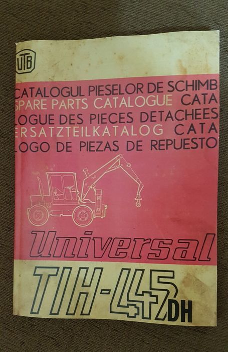 Carte/Catalogul Pieselor de Schimb TIH-445