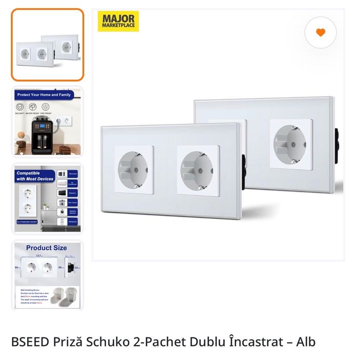 Vand intrerupatoare touch, wifi si prize de sticla