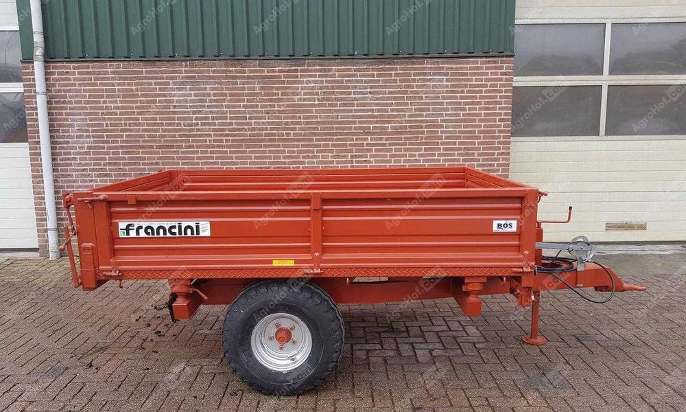 Remorcă basculantă de 5-7 tone cu un singur ax / Francini