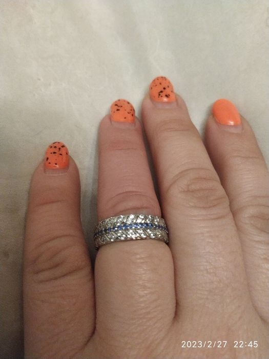 Кольцо серебро женское