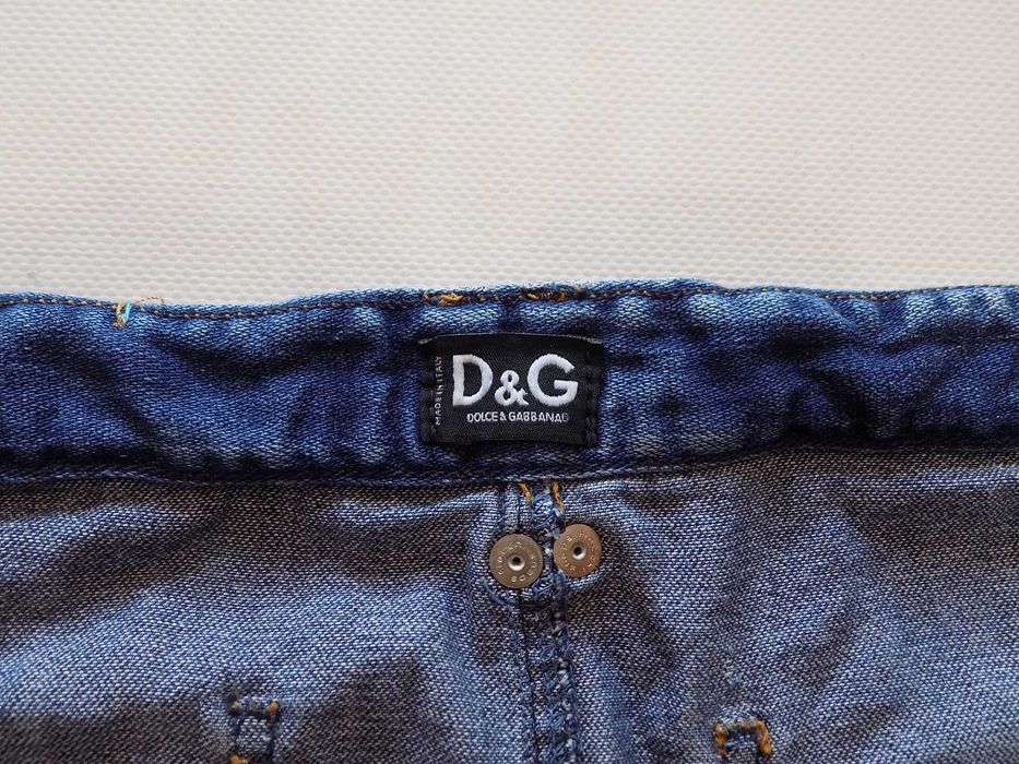 дънкова пола dolce & gabbana къси панталони шорти оригинална 32/46