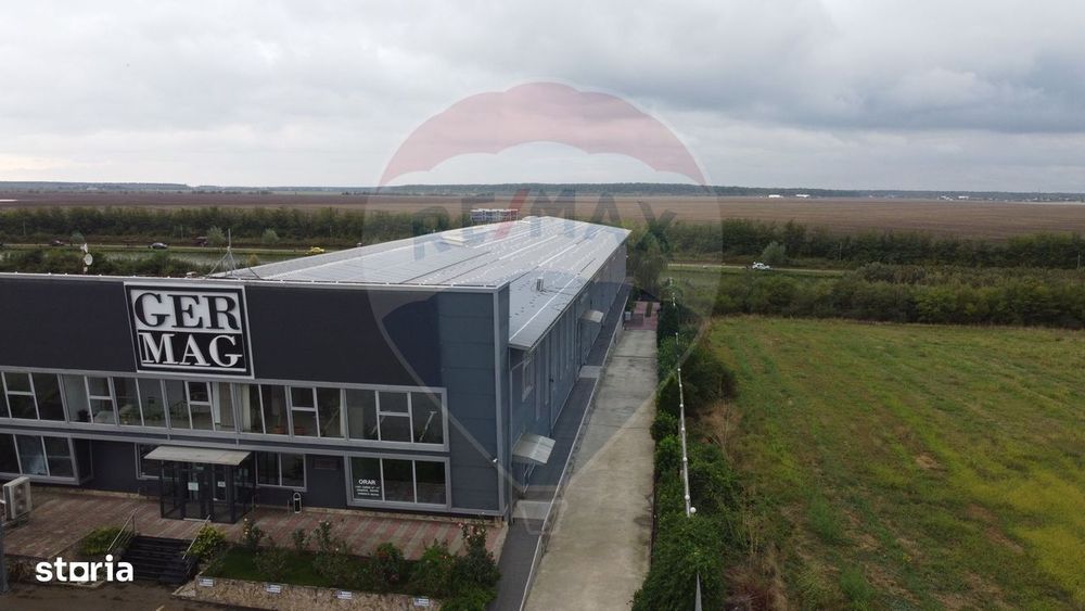 Spațiu industrial, hala, depozit logistic showroom si birouri premium