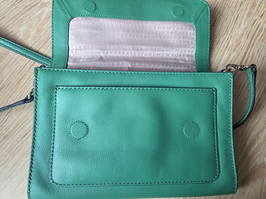 Оригинална кожена чанта Kate Spade