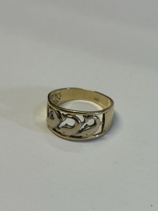 златен дамски пръстен 4.44гр 14к 585