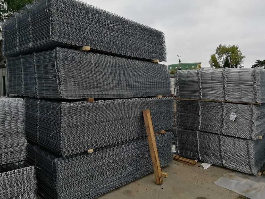 Plasa/ panou bordurat /TEAVA/ STALP 3.5-4.9MM/Zincat /Verde/Gri