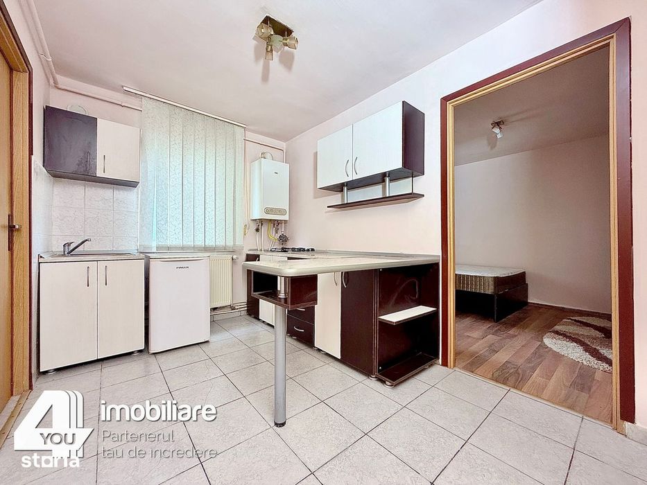 Apartament 1 cameră 35 mp, Alfa str.Hunedoarei, cu termotecă