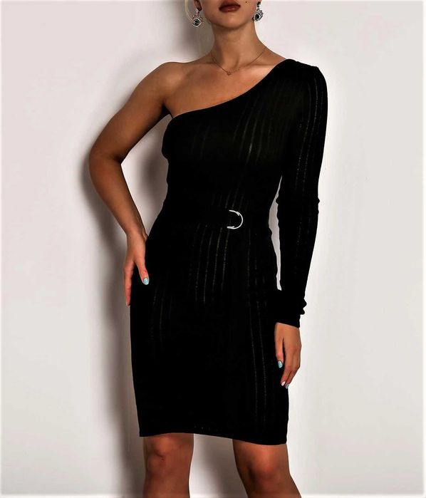 Официална рокля, Къса елегантна рокля, Секси рокля, Синя рокля