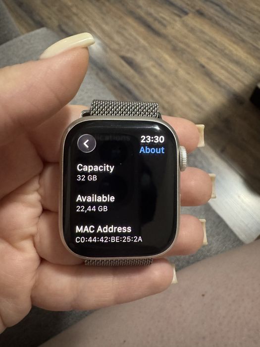 Apple Watch Nike Series 7, 41 мм (Silver)