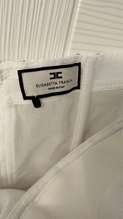 Rochie alba Elisabetta Franchi