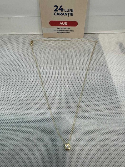 (Ag41) Colier aur 14K B6252 - Certificat de garanție!