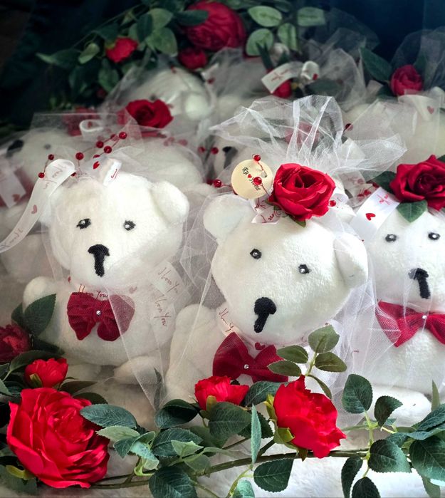 Ursuleti polari cu trandafir