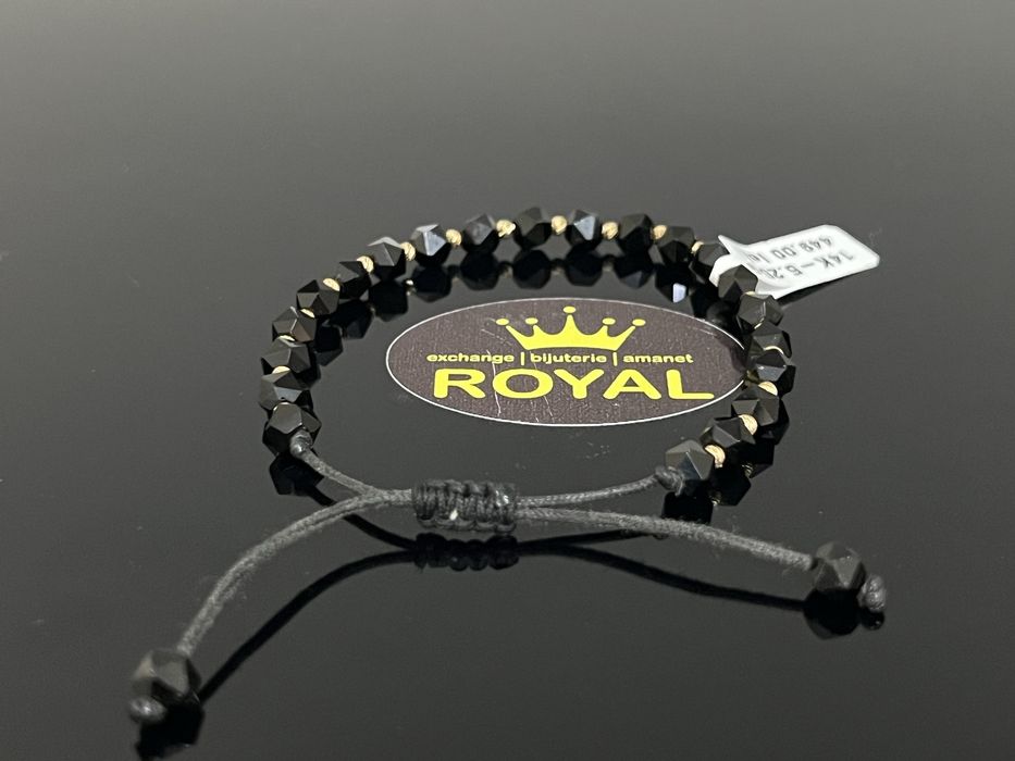 Bijuteria Royal CB: Bratara cu snur aur 14k 5,25gr