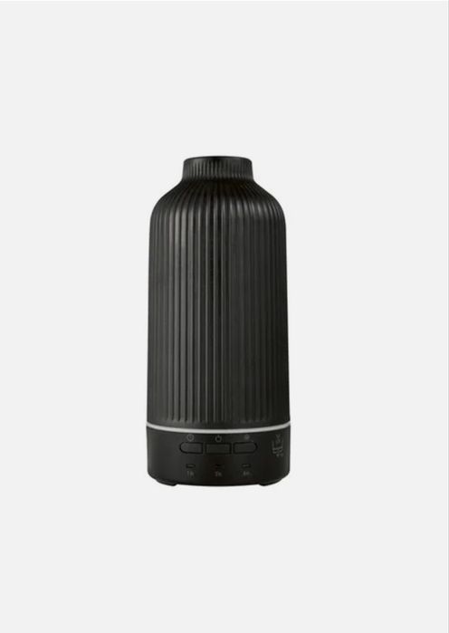 Difuzor de arome cu ultrasunete negru cu Led lumini RGB Nou