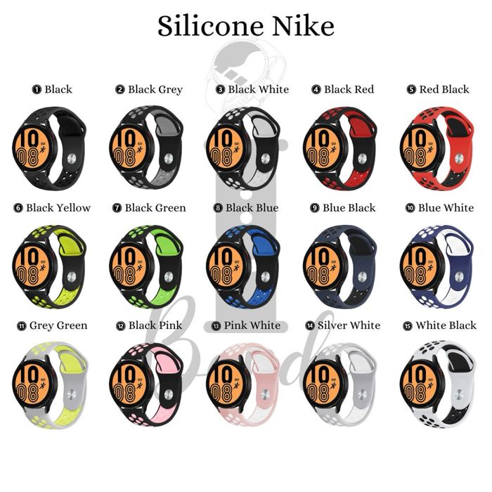 Силиконови каишки Silicone Nike за Samsung/Huawei/Amazfit/Garmin