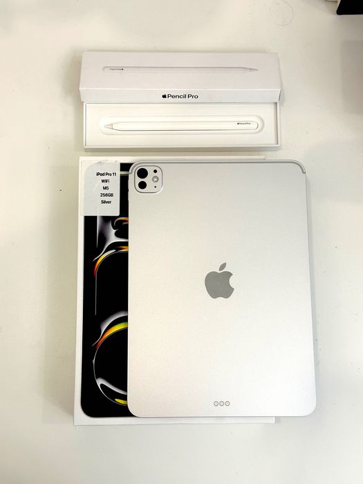 iPad Pro 11”, M5, 256 GB с Pencil Pro