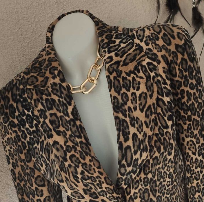 Jachetă animal print - Bianca