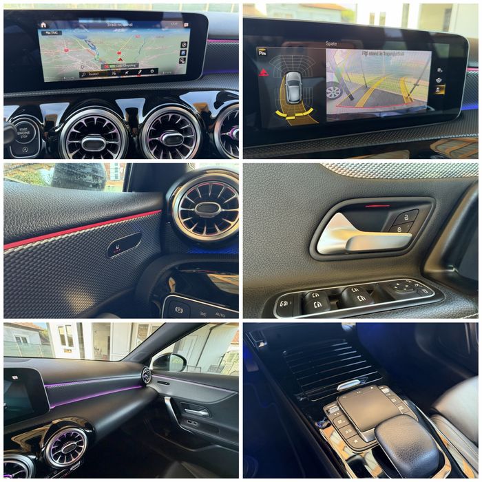 Mercedes-Benz A180d A class 2020 1.5diesel  led lane assist scaune incalite ambietale navi Rate/leasing/buy/back