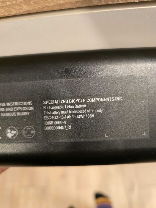 Baterie Specialized M2-M3 : SBC-B12 : 500Wh : 36V