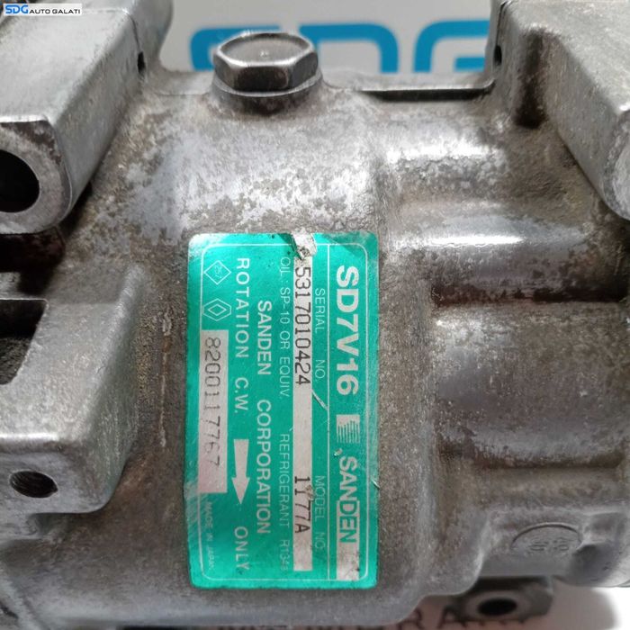 Compresor AC Aer Conditionat Clima Dacia Sandero 1.4 1.6 MPI 2008 - 2012 Cod 8200117767 [1520]