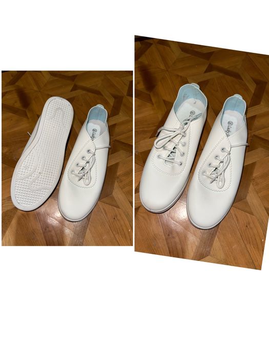 Новые белые кеды