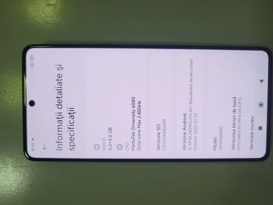 Redmi Note 13 Blue Full Box Cutie Sigilat Impecabil Nou 256gb/12Ram