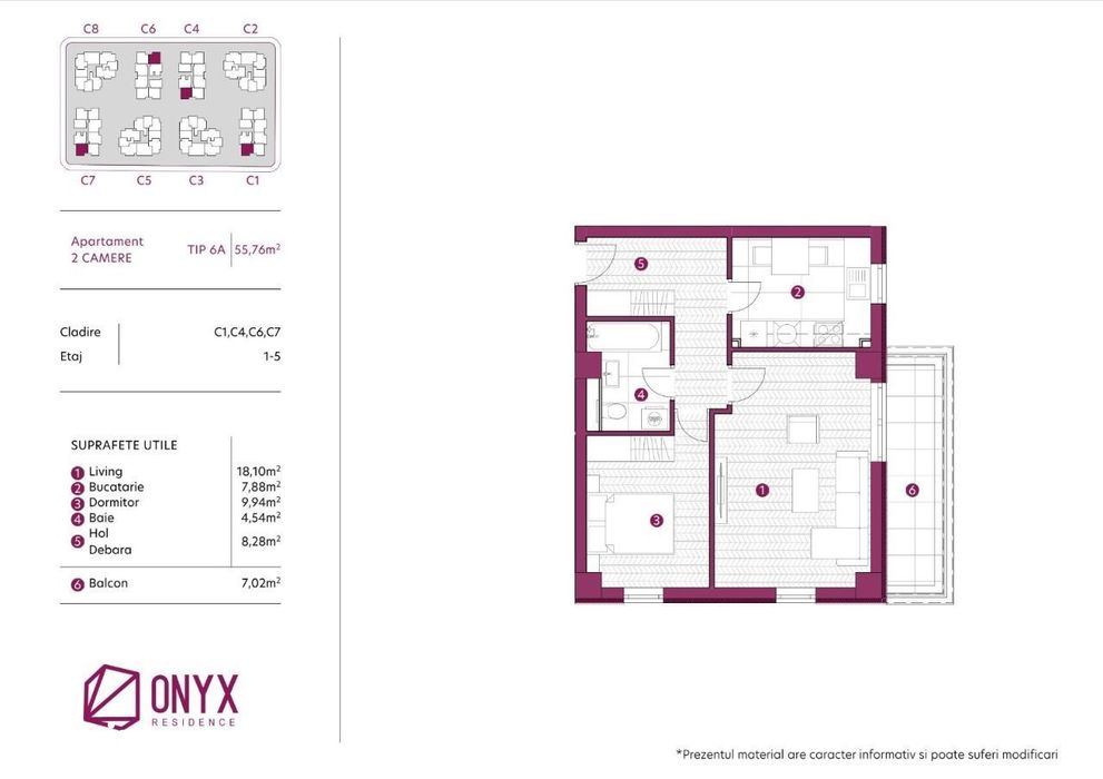 Onyx Residence, apartament premium cu 2 camere, langa Kaufland Galata