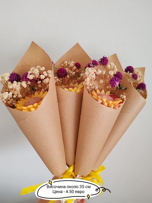 Изработка на букети от сапунени цветя  / 8ми март / 15 септември