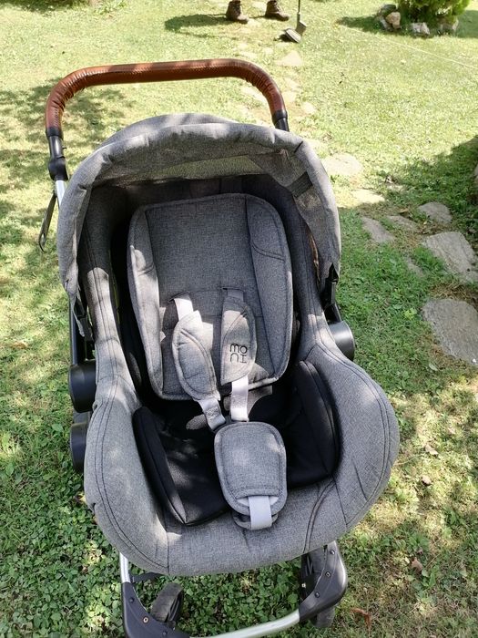 Бебешка количка Moni 3 in 1 с дъждобран