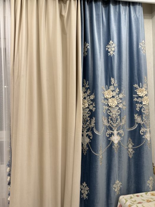 Тюль и шторы б/у
