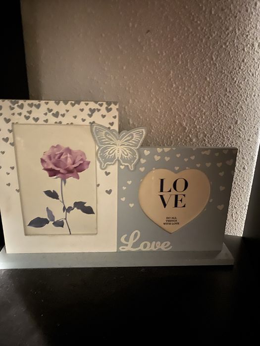 Rama foto dubla lemn