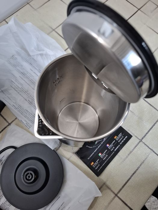 Кана Swan Alexa Led сензорен дисплей,1800W,1.5л,инокс