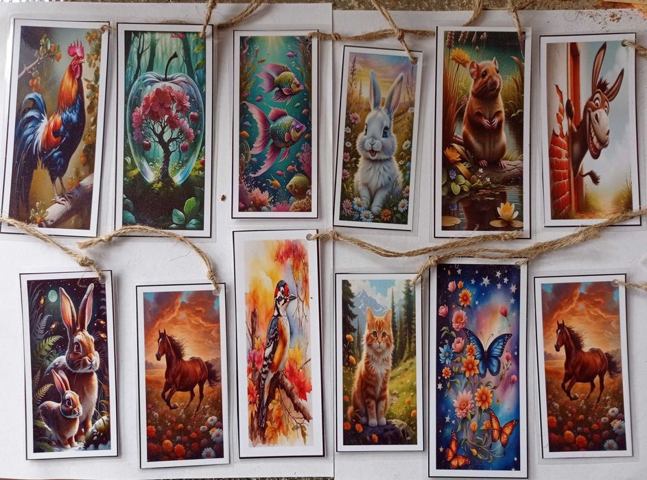 Книго разделители  ото хартия специални бои и ламиниращо фолио