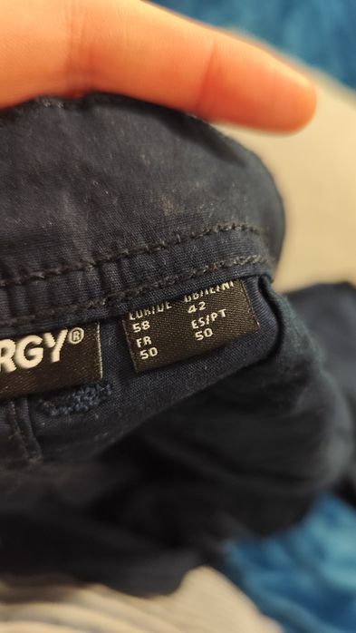 Мъжки бермуди бежови и тъмно сини