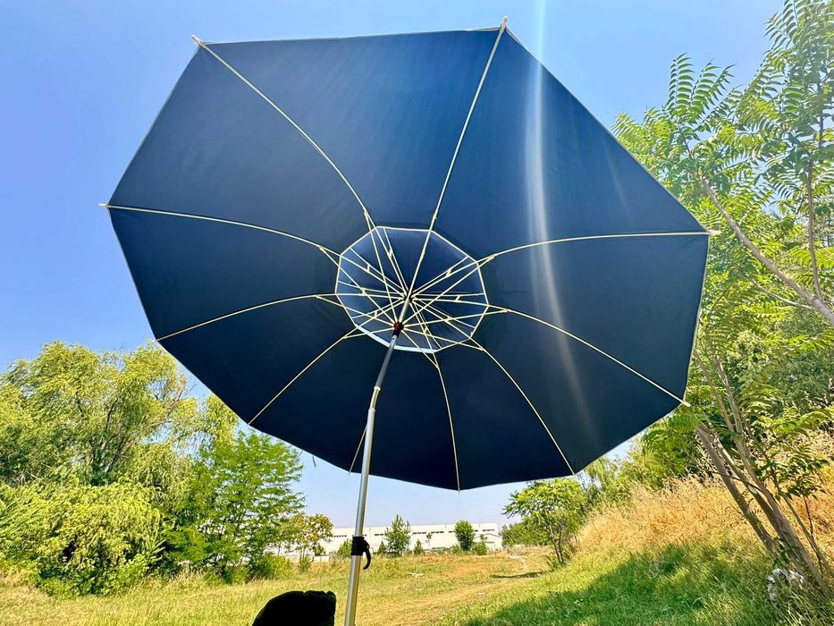 Чадър Риболов, Плаж С ТЕНТА Диаметър 2.00м/2.20м/2.40м/2.60 UV60+Клапа