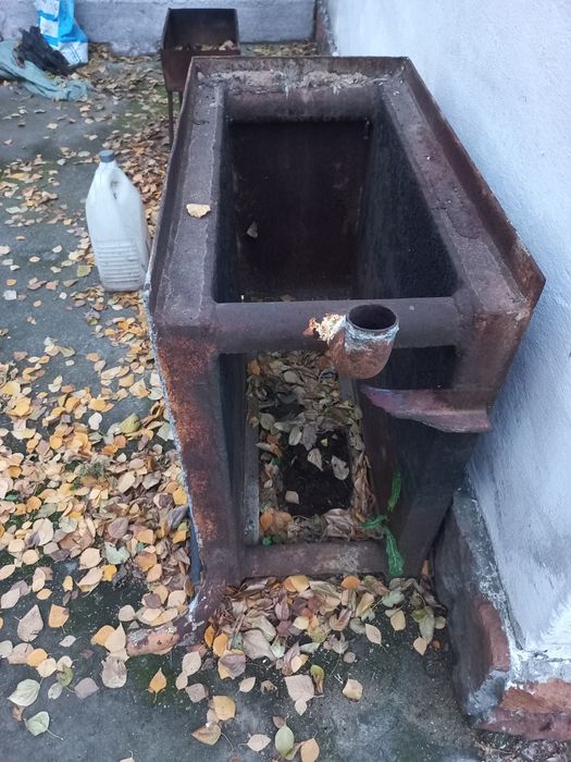 Печь-котел в хорошем состоянии