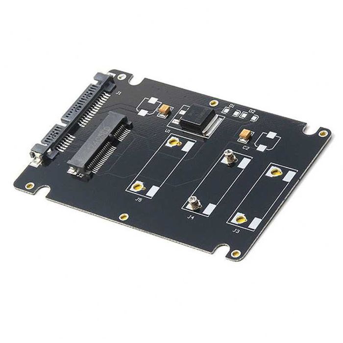 Adaptor convertor SSD mSATA la SATA 3 cu carcasa / rack 2.5 inch