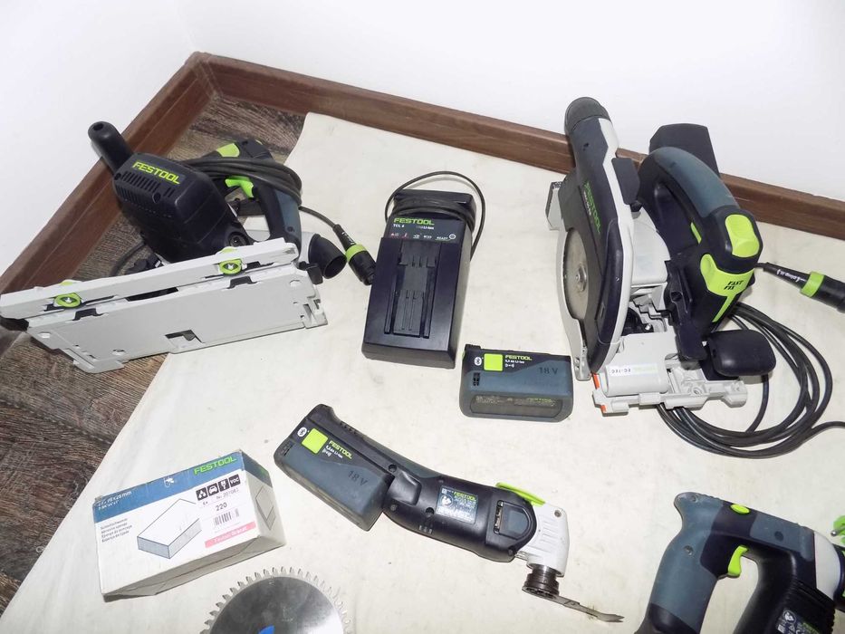 Festool HKC 55 EB , TS 55 EBQ , OF 1400 EBQ  , OSC 18 , Protool MXP 1000 E EF