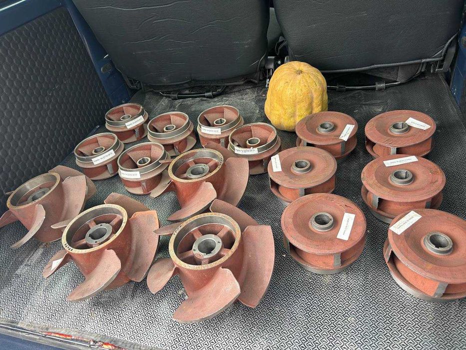 Шимге насослар учун крилчаткалар